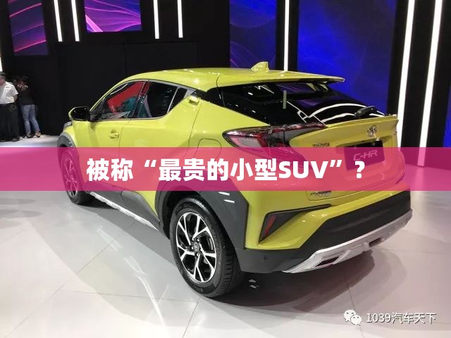 被称“最贵的小型SUV	”？