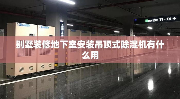 别墅装修地下室安装吊顶式除湿机有什么用