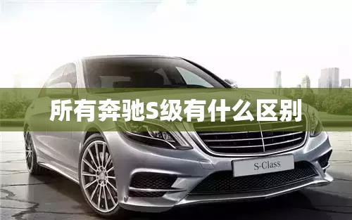 所有奔驰S级有什么区别