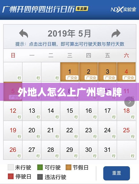 外地人怎么上广州粤a牌