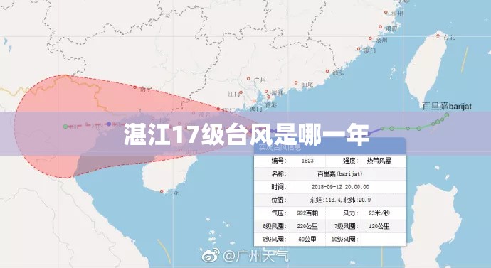 湛江17级台风是哪一年