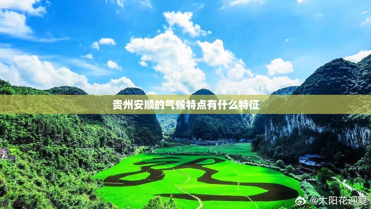 贵州安顺的气候特点有什么特征
