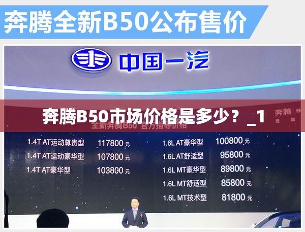 奔腾B50市场价格是多少？_1