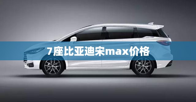 7座比亚迪宋max价格