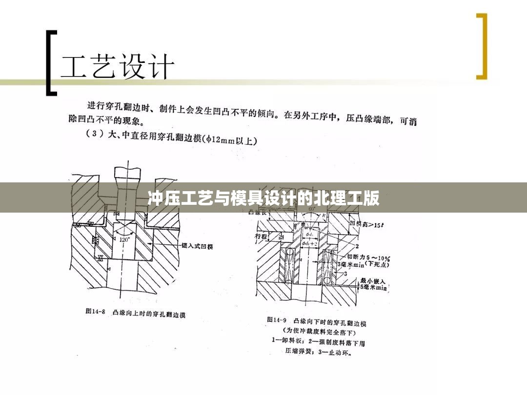 冲压工艺与模具设计的北理工版 冲压工艺与模具设计的北理工版