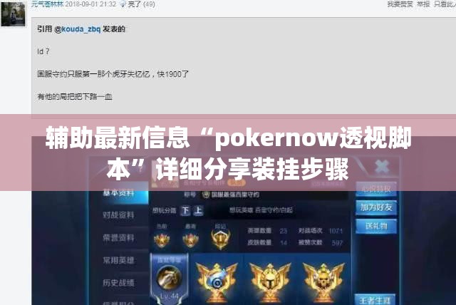 辅助最新信息“pokernow透视脚本	”详细分享装挂步骤
