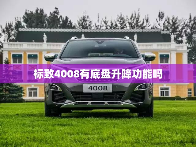 标致4008有底盘升降功能吗