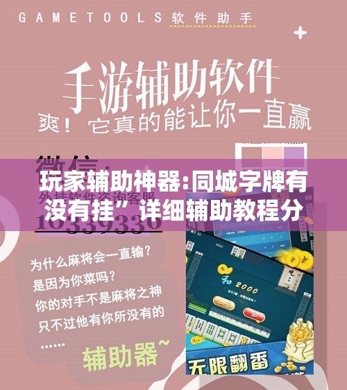 玩家辅助神器:同城字牌有没有挂”详细辅助教程分享