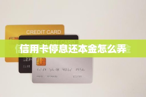 信用卡停息还本金怎么弄 信用卡停息还本金怎么弄