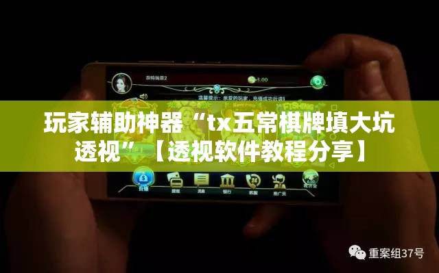 玩家辅助神器“tx五常棋牌填大坑透视	”【透视软件教程分享】
