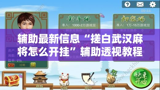 辅助最新信息“搓白武汉麻将怎么开挂	”辅助透视教程
