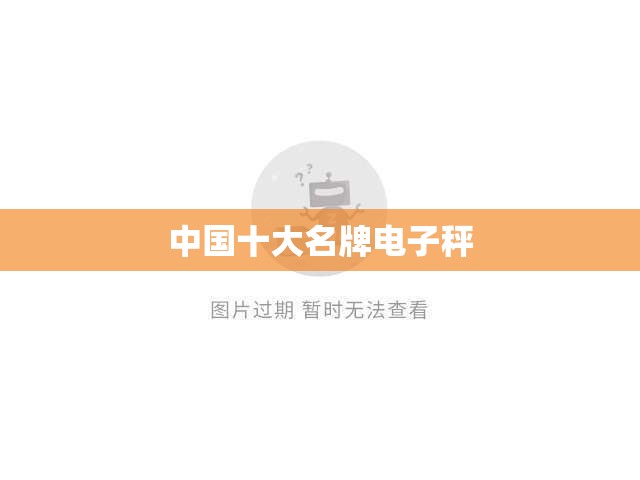 中国十大名牌电子秤 中国十大名牌电子秤