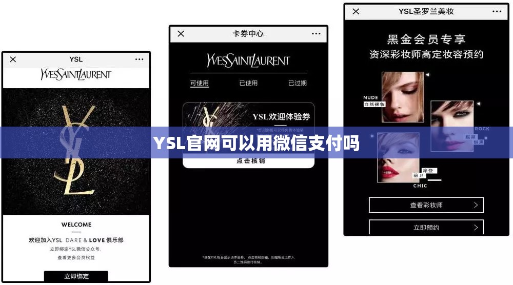 YSL官网可以用微信支付吗