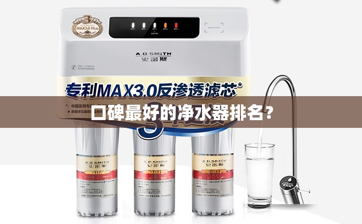 口碑最好的净水器排名？