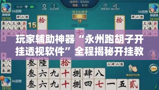 玩家辅助神器“永州跑胡子开挂透视软件”全程揭秘开挂教程