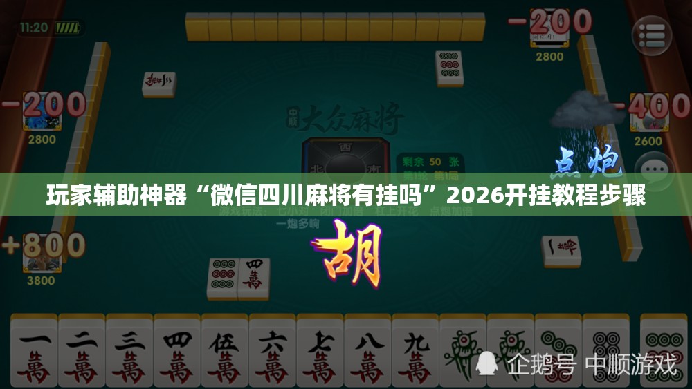 实测分享“小南四川长牌开挂神器”开挂(透视)辅助教程